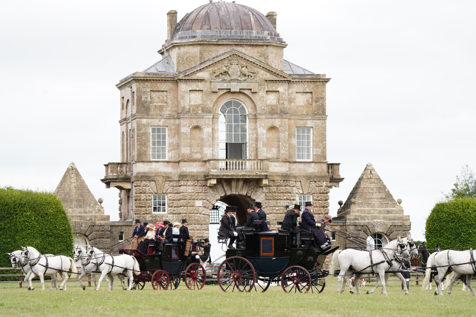 Filming Badminton Estate