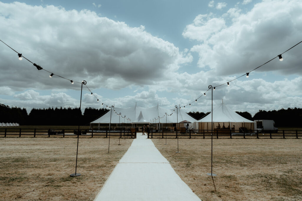 Marquee at Worcester Lodge 